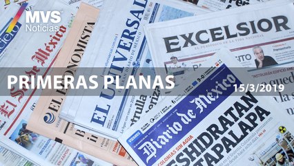 Primeras Planas viernes 15/03/2019