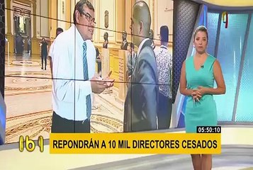 Comisión de Educación aprobó proyecto para restituir a 10 mil directores cesados