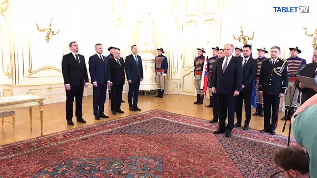 ZÁZNAM: Vymenovanie P. Kažimíra za guvernéra NBS