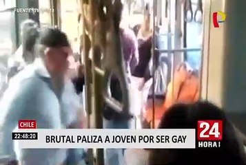 Chile: joven homosexual fue masacrado dentro de ómnibus