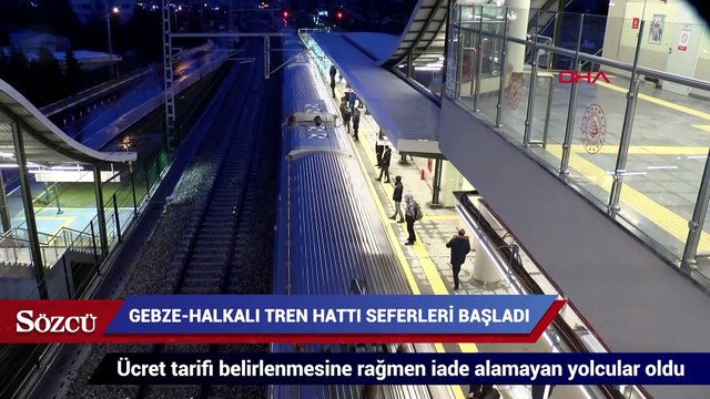 Gebze-Halkalı banliyö hattının ilk yolcuları izlenimlerini aktardı