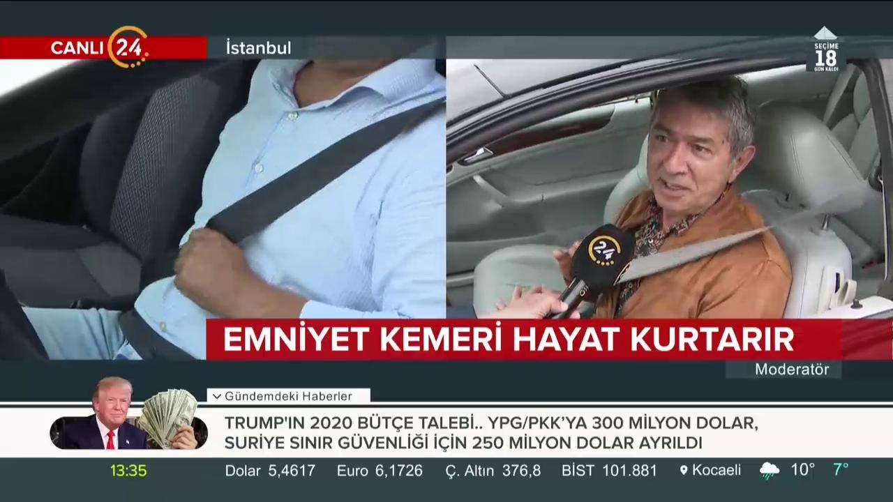 Emniyet kemeri takın
