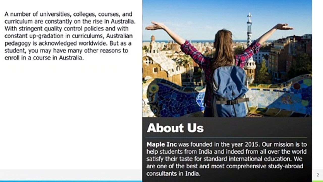 Study in Australia - Offer All Kinds of Study Abroad Opportunities for Students