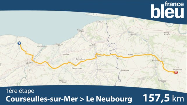 Tour de Normandie 2019 : le parcours de la 1re étape