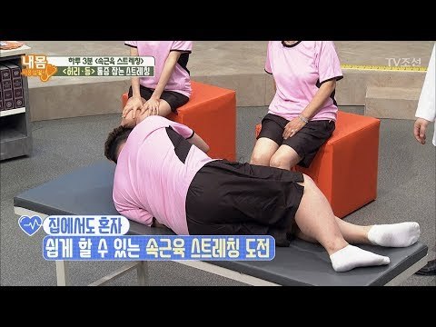 3분 스트레칭! 허리-등 통증을 잡자! [내 몸 사용설명서] 164회 20170804
