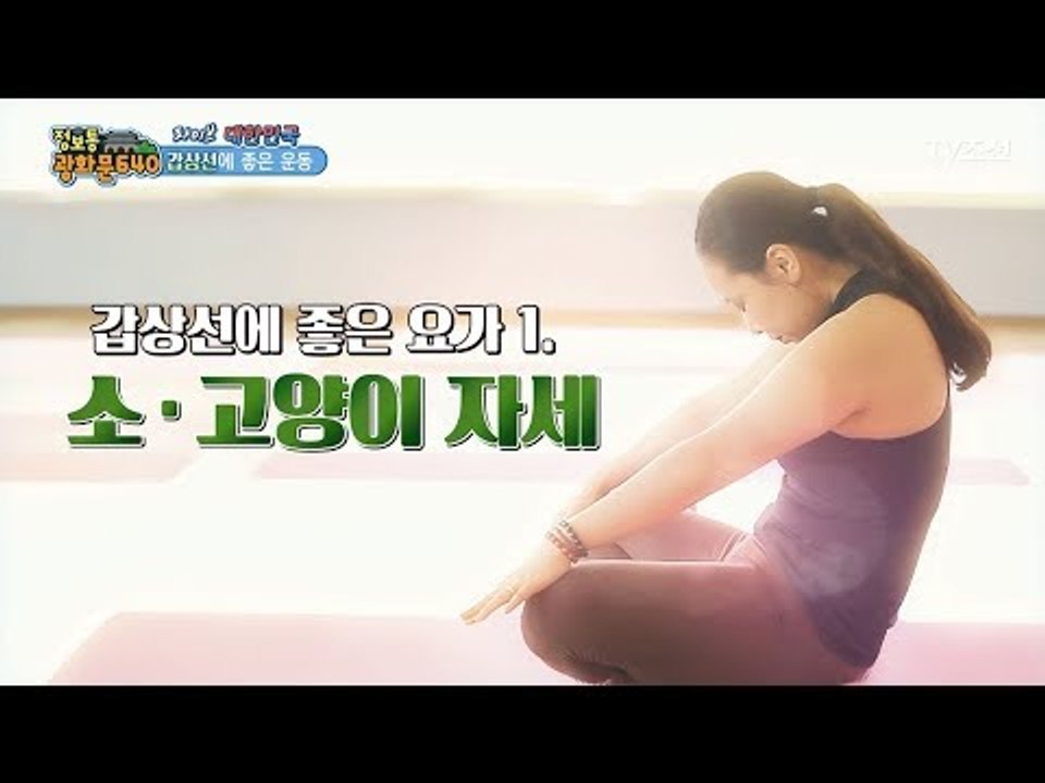 갑상선에 좋은 요가 동작 [정보통 광화문 640] 22회 20170801