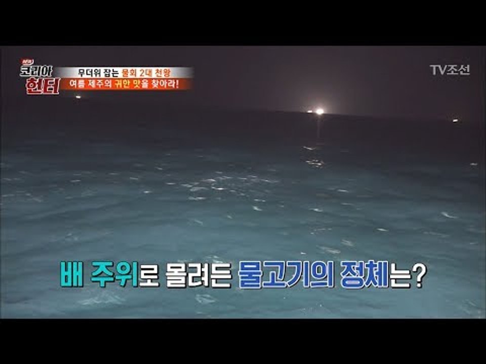 야밤에 몰려드는 고기들! 그 정체는? [뉴 코리아 헌터] 63회 20170814