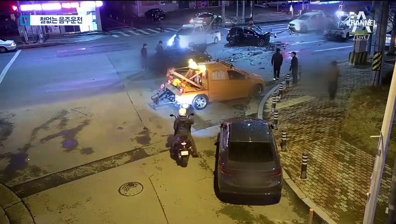 만취 고교생 몰던 차 중앙선 침범…2명 사망-5명 부상