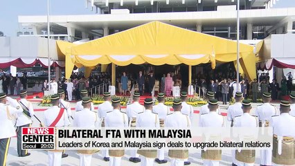 Korea, Malaysia to push for bilateral FTA by end of this year: Moon