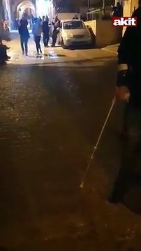 İsrail Mescidi Aksa'ya saldırmıştı... Görüntüler geldi! Nöbet tutuyoruz, dua istiyoruz