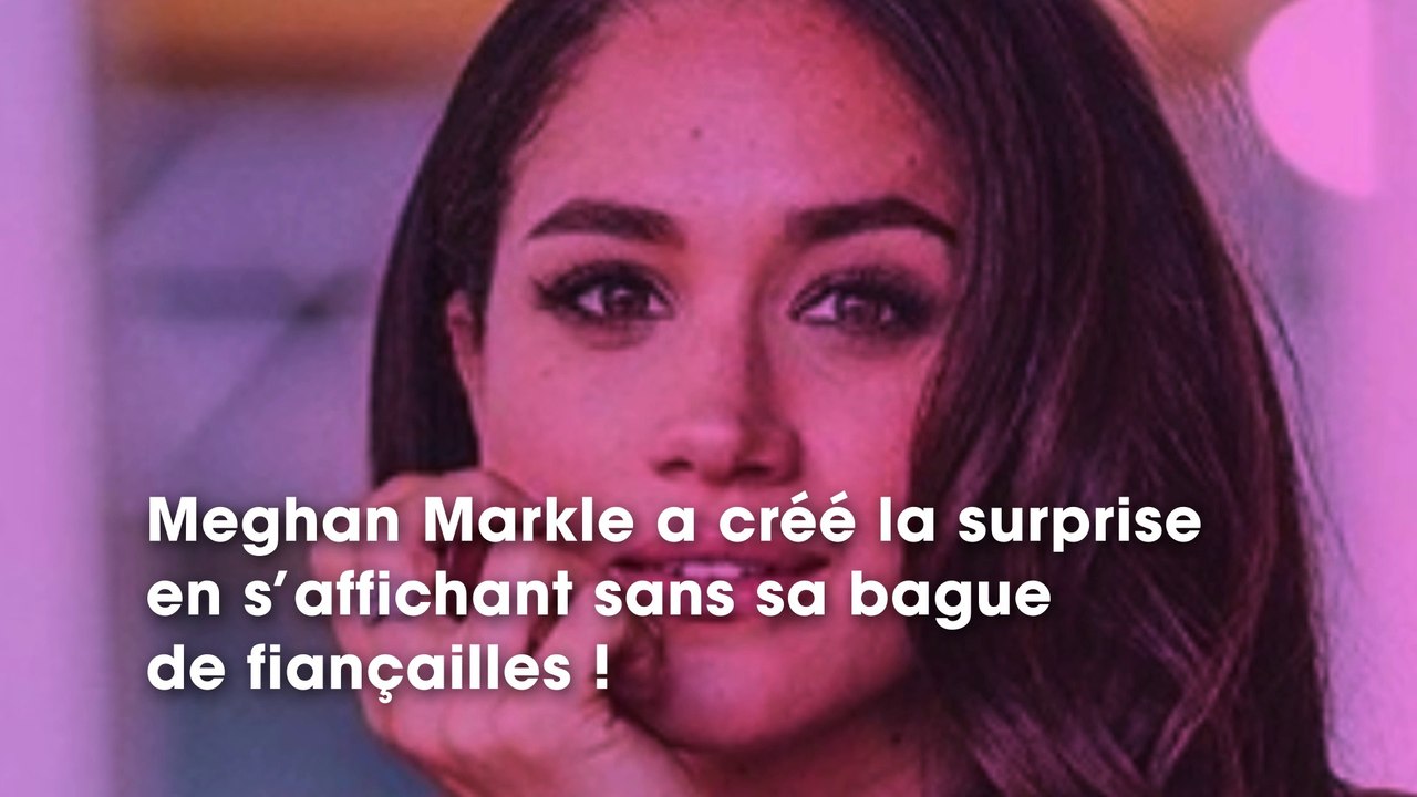 Meghan Markle : pourquoi a-t-elle retiré sa bague de fiançailles ?
