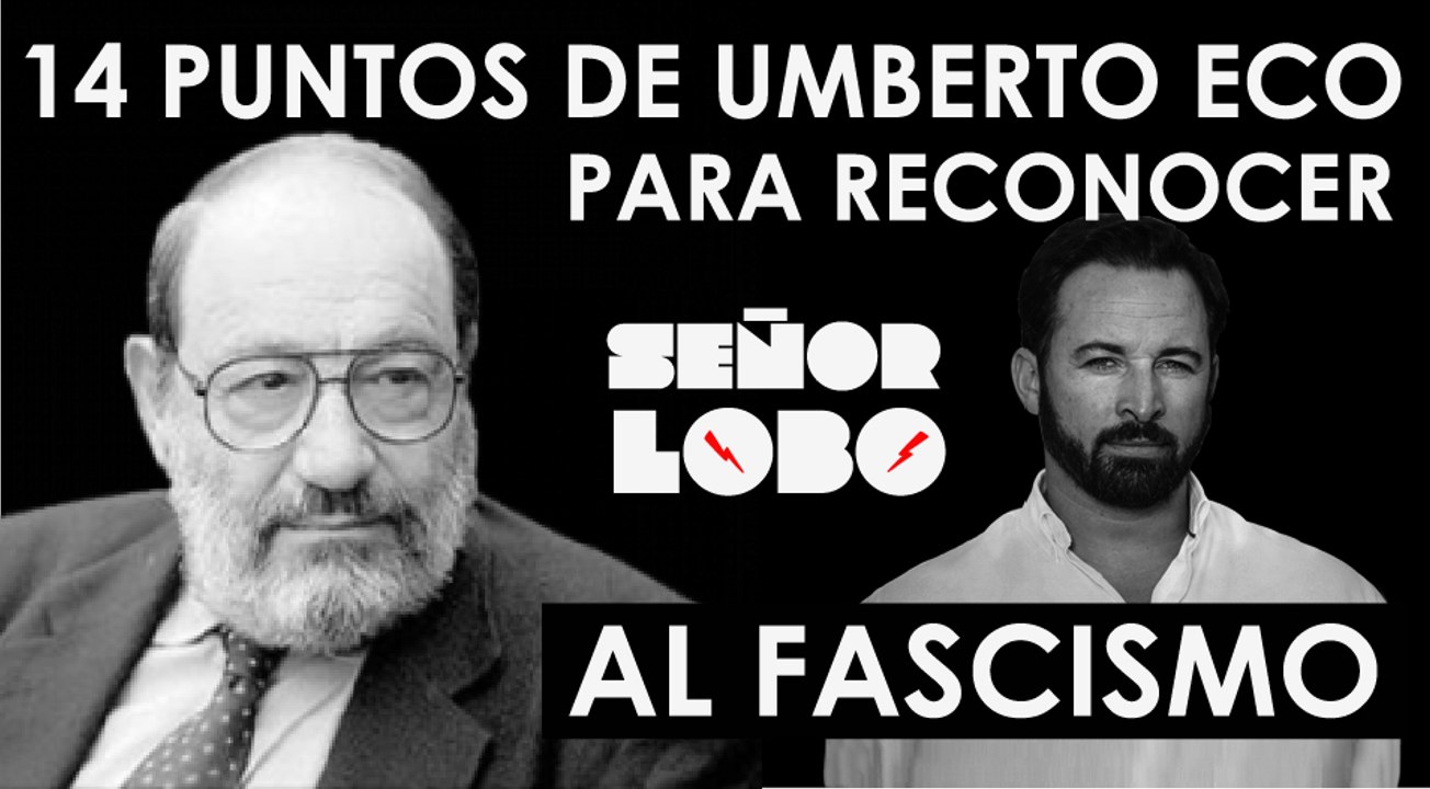 ¿Es Vox un partido fascista?.  -  SEÑOR LOBO
