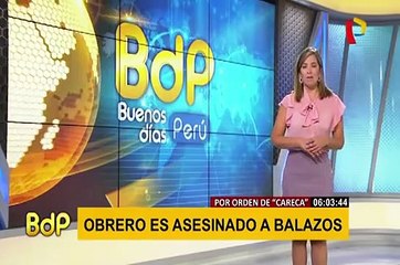 Callao: así fue asesinado a balazos obrero de construcción civil