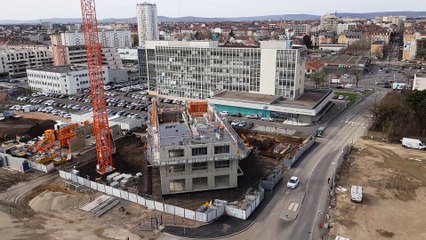 Sur le toit de la résidence Sérénissime à la Zac Amphithéâtre : une vue à 360 °c sur Metz !