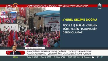 Cumhurbaşkanı Erdoğan Gölbaşı'nda