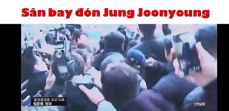 Jung Joon Young xuất hiện tại sân bay