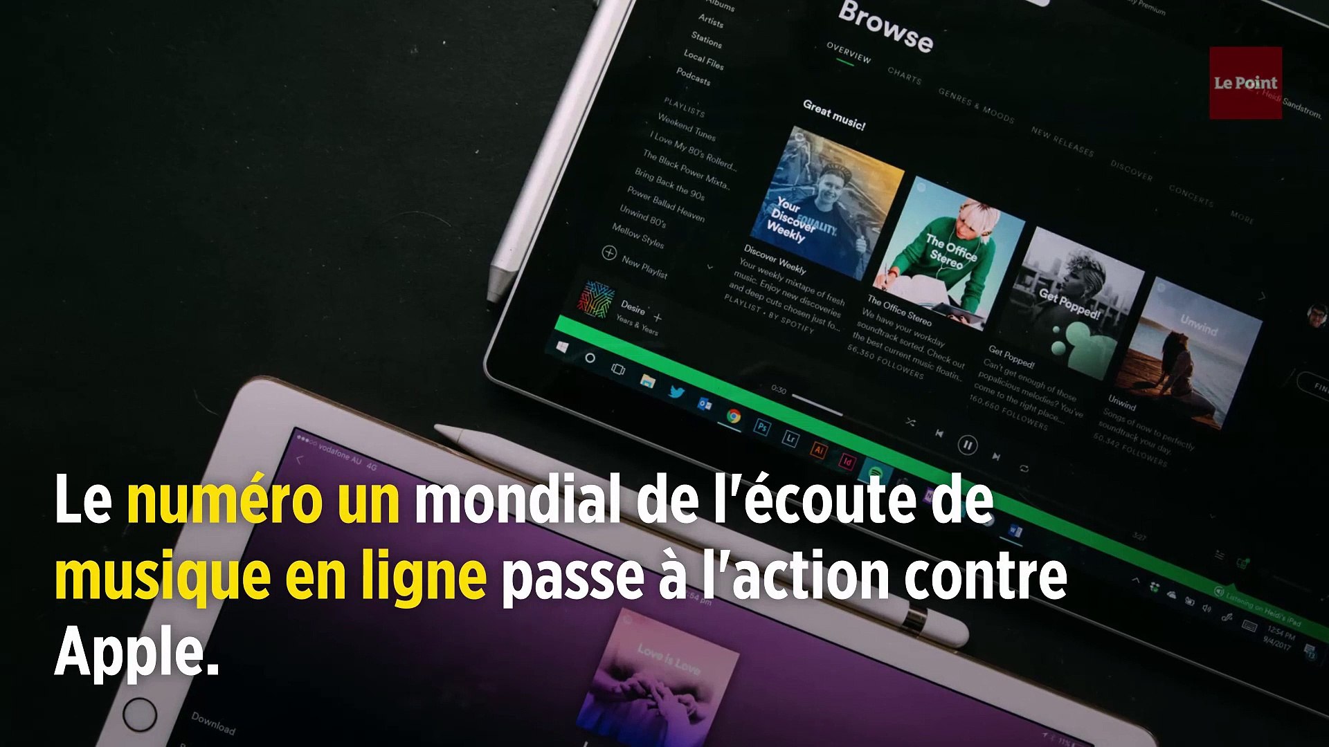 ⁣Spotify dépose plainte contre Apple