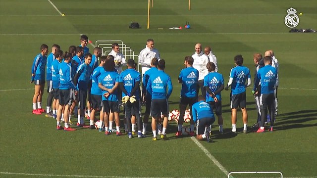 Les premières images de Zinédine Zidane à l'entraînement du Real Madrid