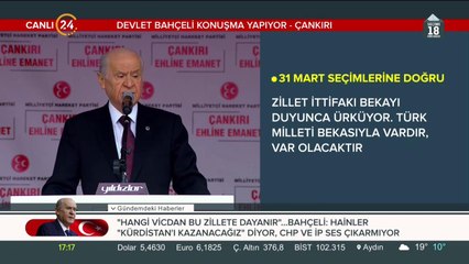 Bahçeli Çankırı'da
