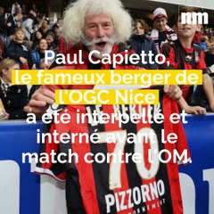 Libéré, le "berger de l'OGC Nice" a été accueilli par le consultant de Canal Plus Laurent Paganelli