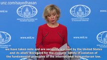 Russia Denounces US War Crimes in Syria