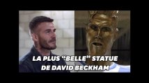 Une statue de David Beckham aussi ratée que celle de Ronaldo