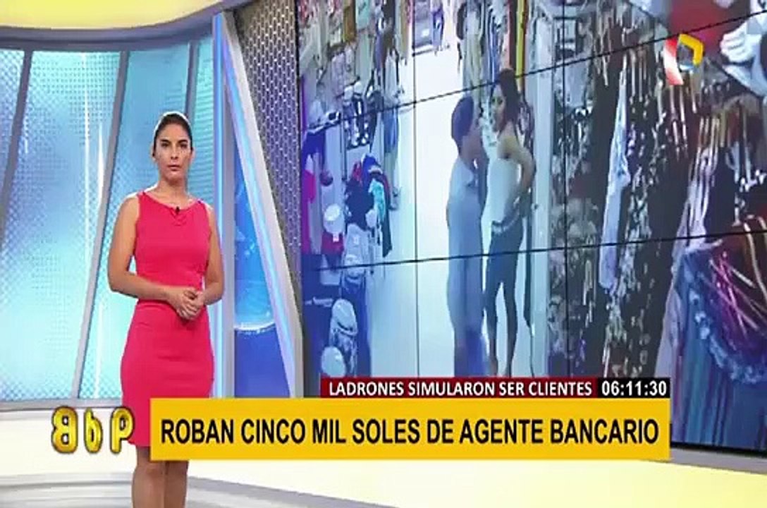 Tumbes: roban 5 mil soles de agente bancario al interior de tienda de ropa