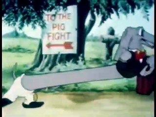 Porky the Wrestler (1937) Redrawn Colorized