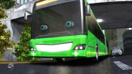 Beautiful Green Colour Toy Bus For Beautiful Children