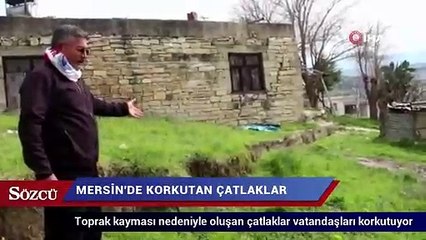 Download Video: Mersin'de korkutan çatlaklar