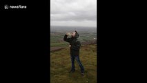 UK man denied drink of water by Storm Gareth while hiking