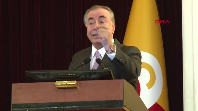 Spor Galatasaray Başkanı Mustafa Cengiz, Divan Kurulu'nda Konuştu