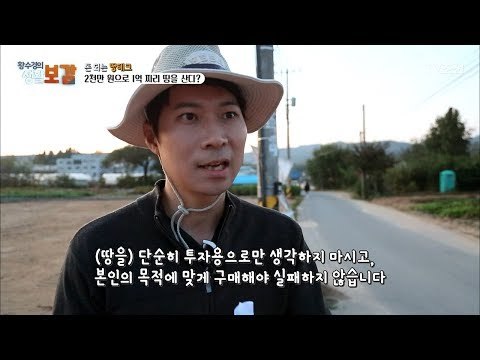 땅으로 재테크를 할 때 유의할 점! [황수경의 생활보감] 30회 20171028