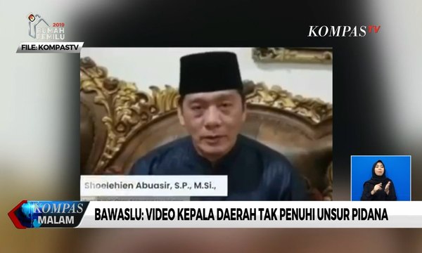 Bawaslu: Video Kepala Daerah di Sumsel Deklarasi Dukungan Tak Penuhi Unsur Pidana