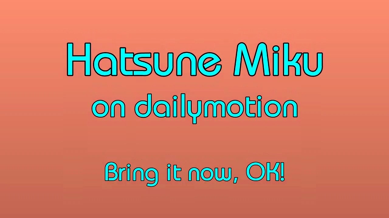 Hatsune Miku on Dailymotion Start-Up