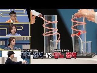 비교 실험! 당뇨 혈액이 우리 몸에 안 좋은 이유! [내 몸 플러스] 79회 20171112