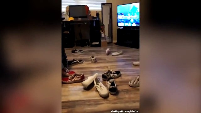 Jetez vos baskets Van's elles retombent toujours correctement au sol !