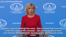 'Gilets Jaunes': Zakharova Rejects Accusations of Interference, Denounces 'Russia Bashing'