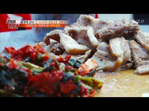 갓한 갓김치에 멧돼지 수육의 조합은 환상! [뉴 코리아 헌터] 81회 20171218