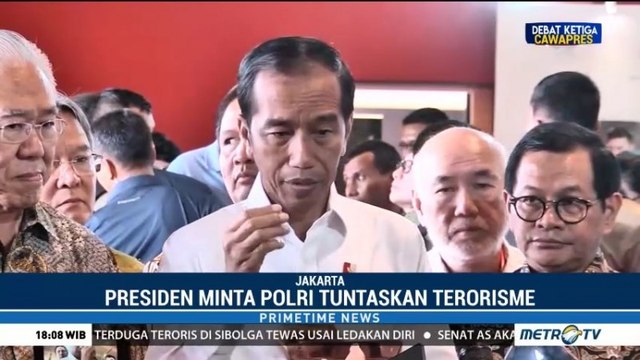 Jokowi Pastikan Teroris Sibolga Tidak Terkait Pemilu