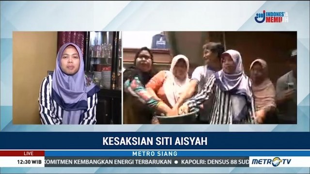 Siti Aisyah Bahagia Bisa Kembali Berkumpul dengan Keluarga