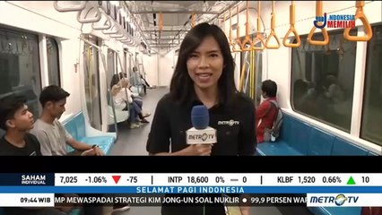 Uji Coba Publik MRT Jakarta