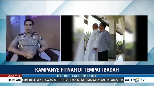 Proses Pemeriksaan Pelaku Kampanye Fitnah di Tempat Ibadah Terus Berjalan