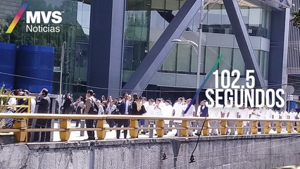 Desalojan Torre Bancomer por amenazas
