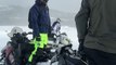 Snowmobiling Climb Sets off Avalanche