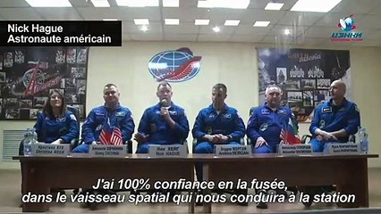 Soyouz MS-12: l'équipage confiant