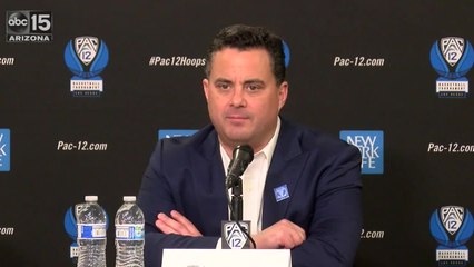 Sean Miller after UA's loss in the Pac-12 Tournament - ABC15 Sports