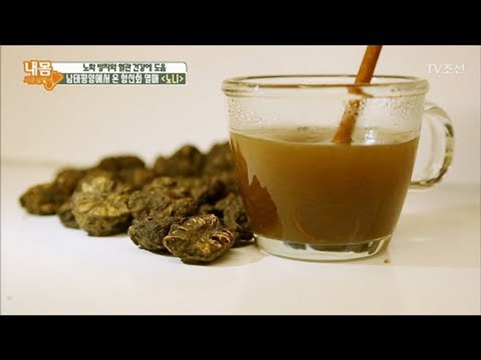 흙탕물같지만 암 치료에 좋고 맛도 있는 노니 분말 차! [내 몸 사용설명서] 196회...