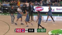 Trae Bell-Haynes sinks the shot at the buzzer