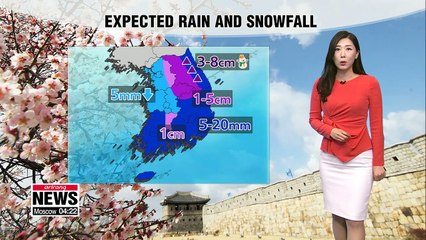 Spring cold snap to ease with mix of rain and snow _ 031419